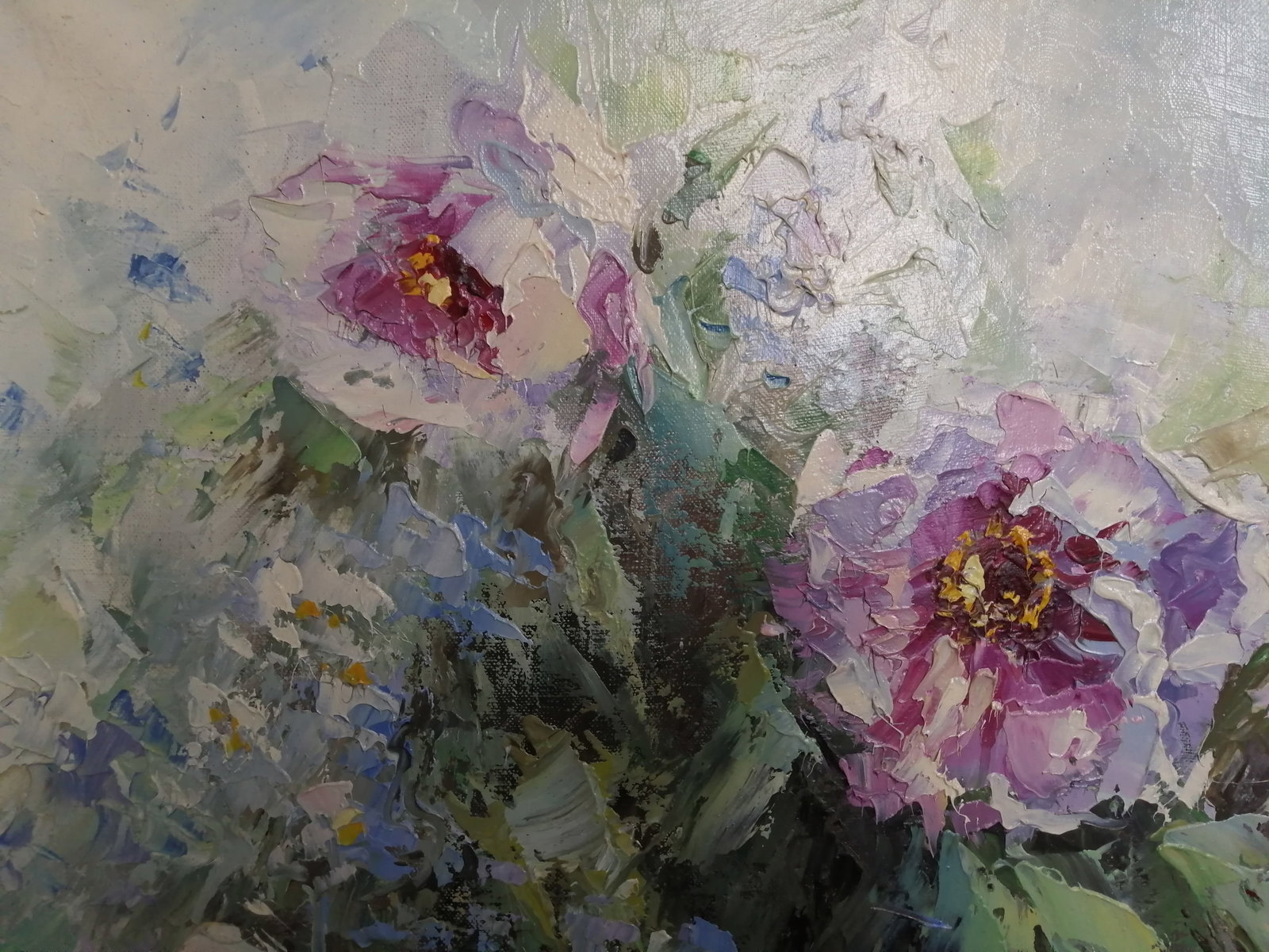 Oil painting Peonies Vadim Os'onov - 4