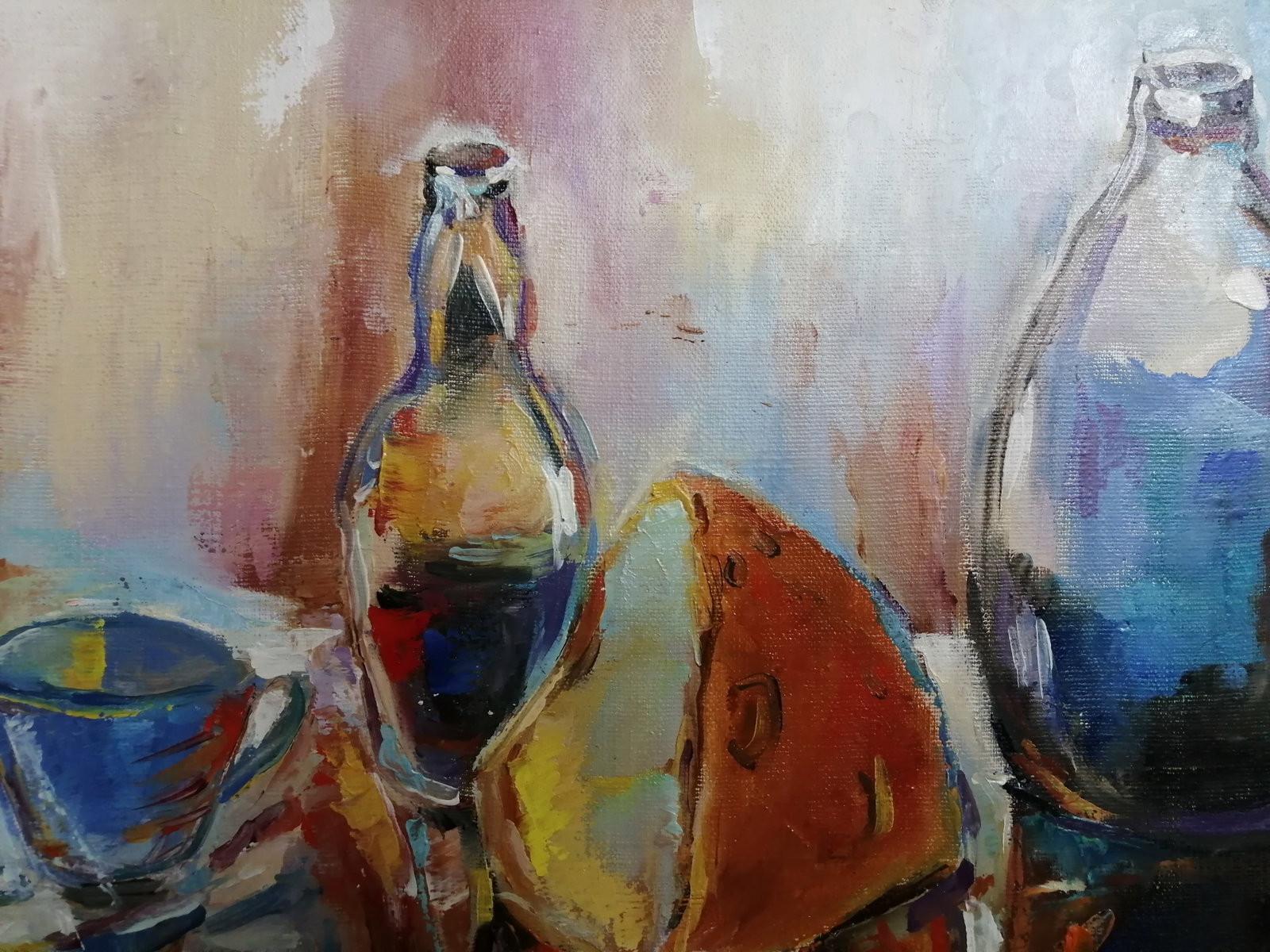 Oil painting Still life with teapot Vadim Os'onov - 4