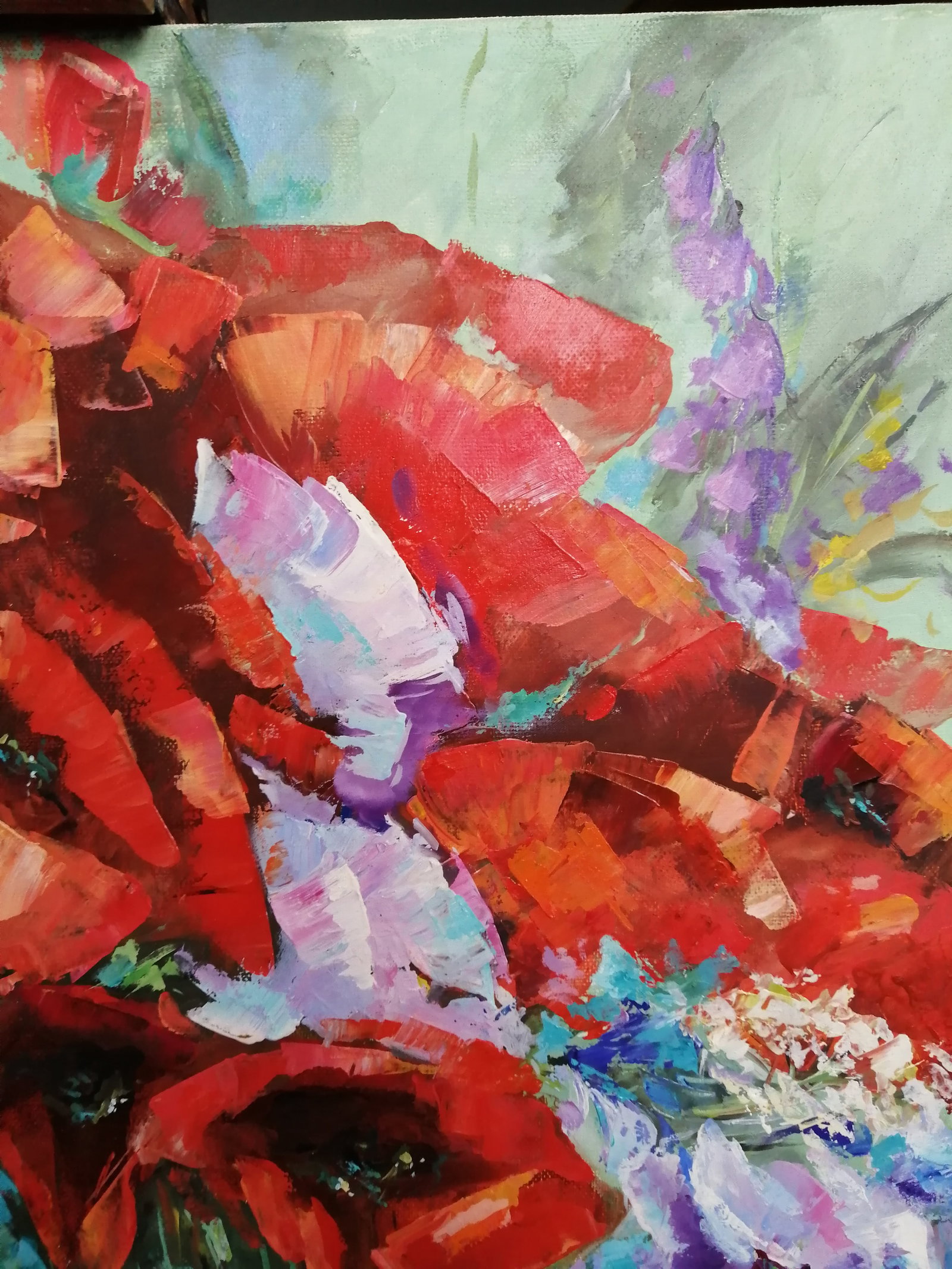 Oil painting Poppies Vadim Os'onov - 4