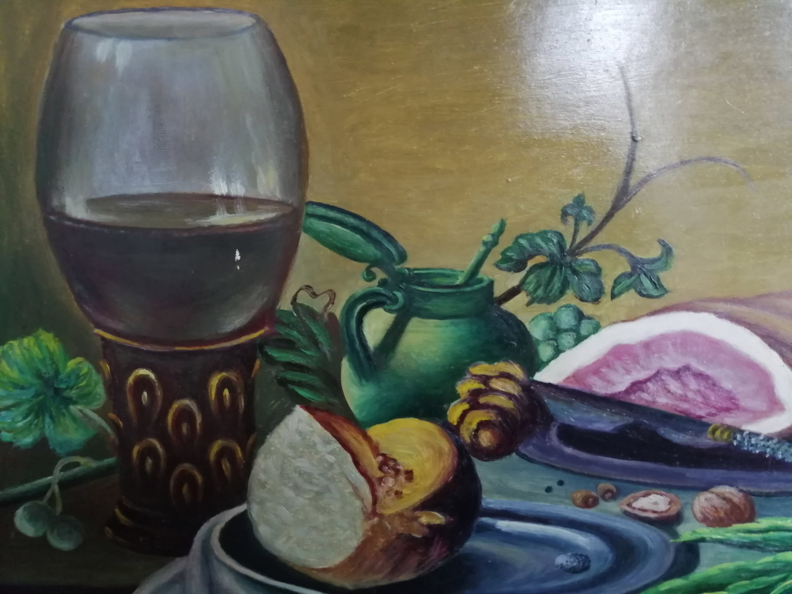 Oil painting Still life with fruits - 3