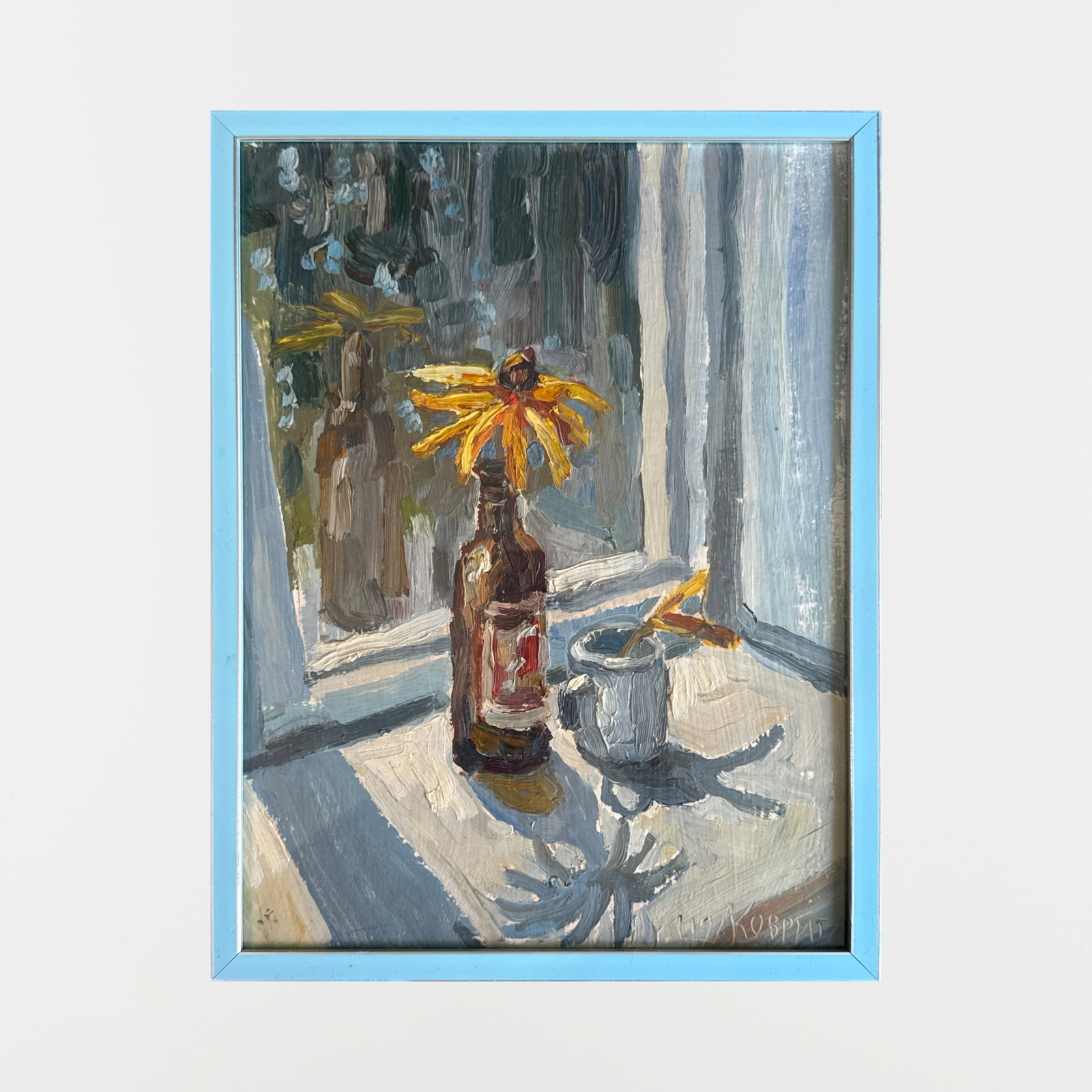 Oil painting with frame still life K. Leonid - 2