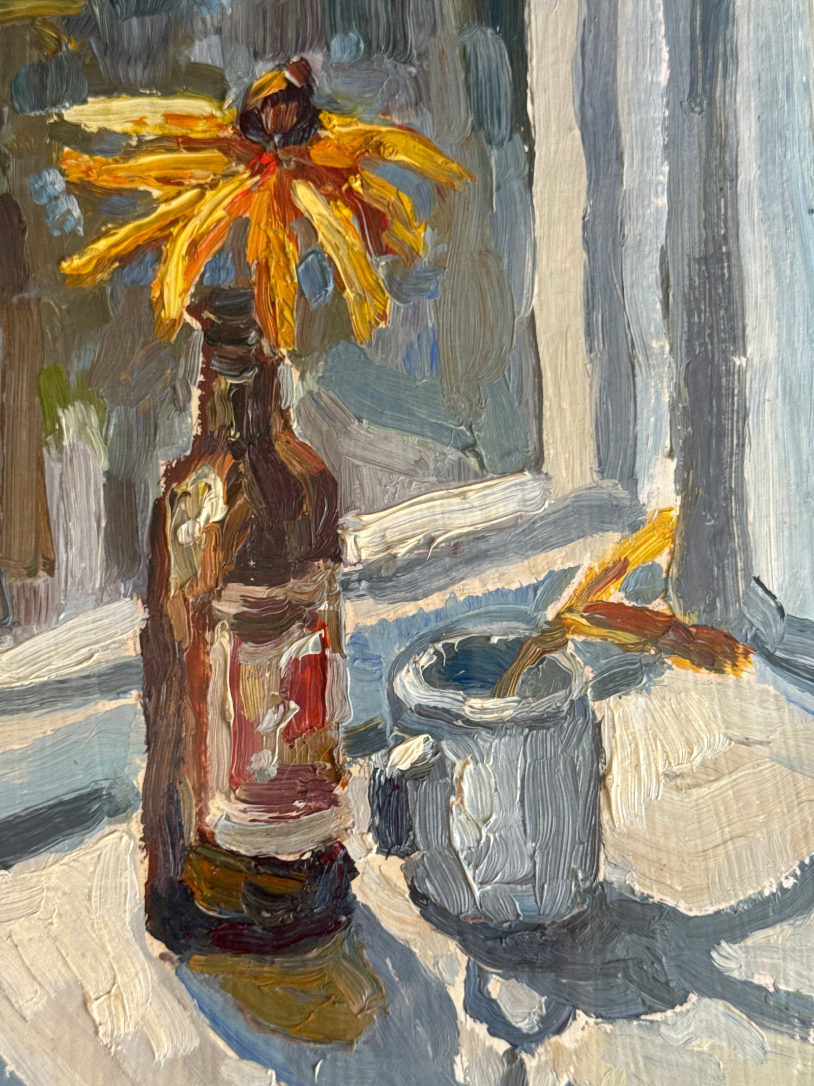 Oil painting with frame still life K. Leonid - 7
