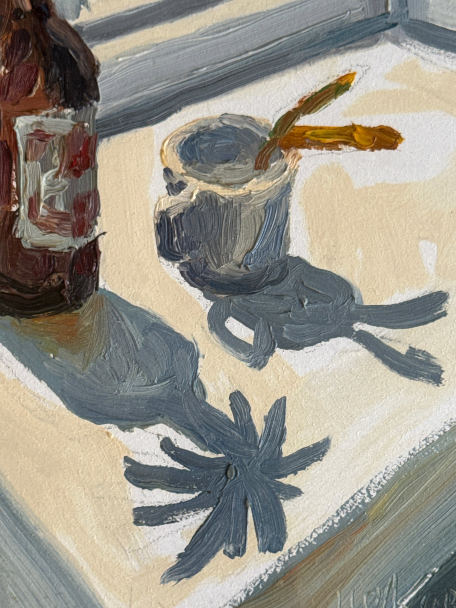 Oil painting with frame still life K. Leonid - 4
