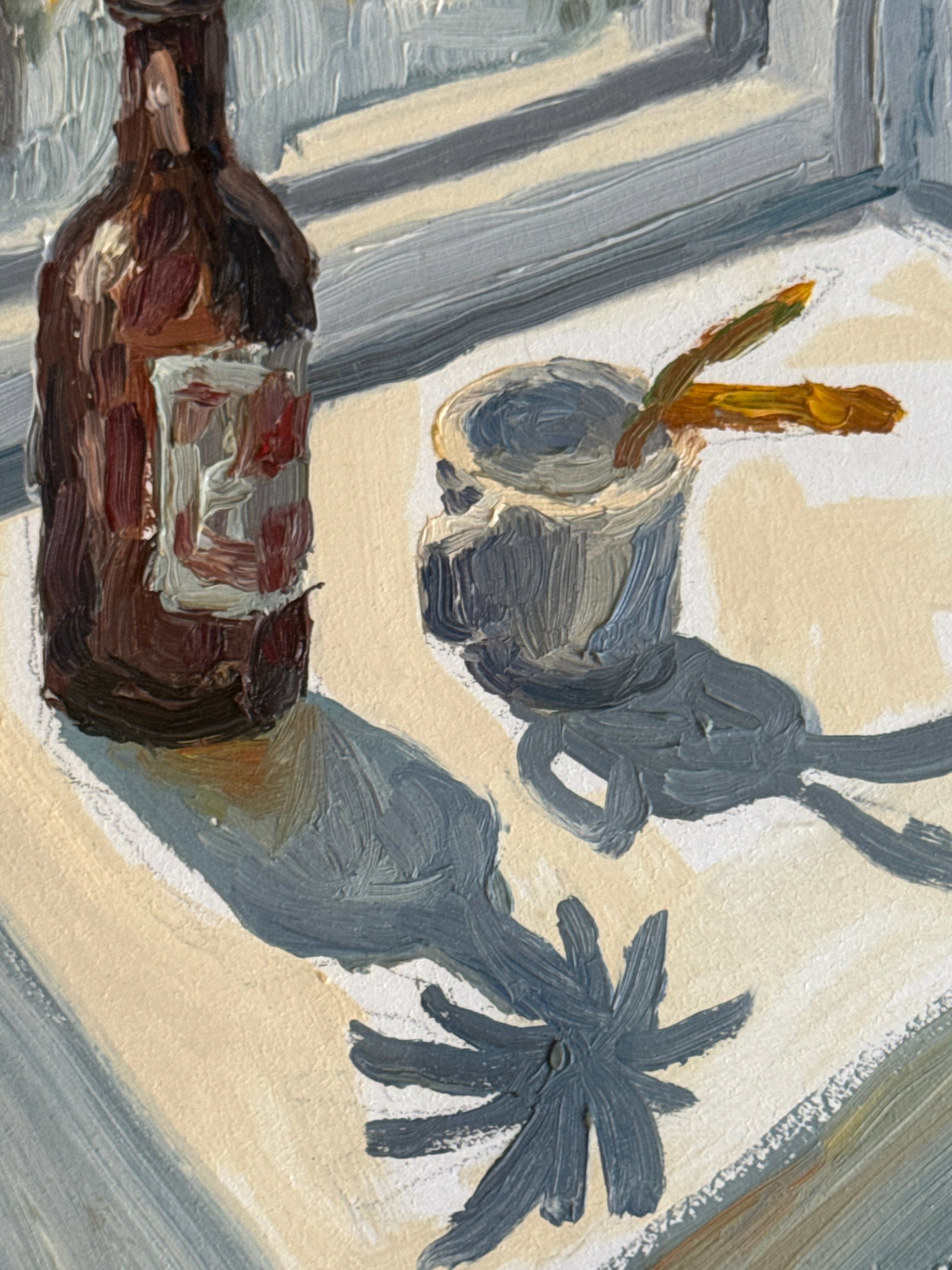 Oil painting with frame still life K. Leonid - 5