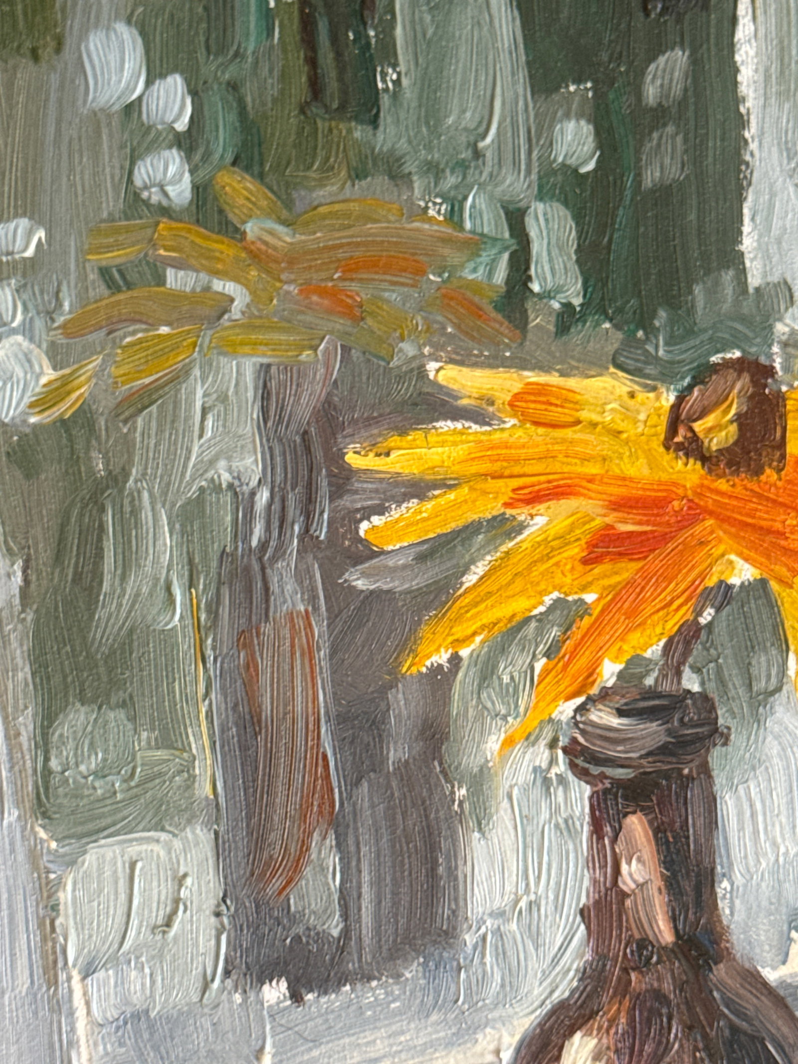 Oil painting with frame still life K. Leonid - 6