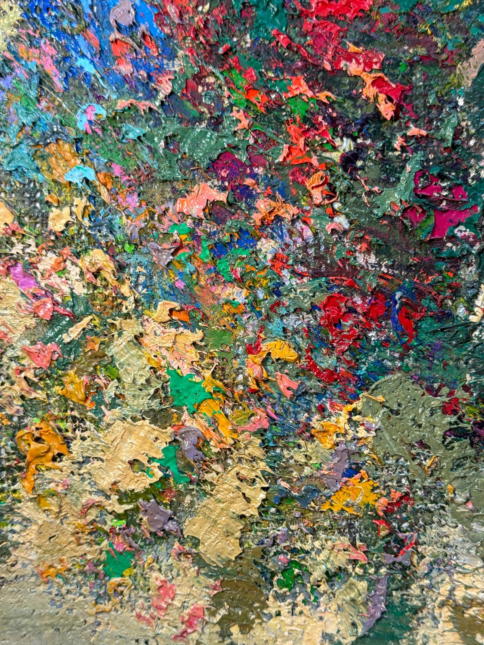 Oil painting with frame Flowers K. Leonid - 8
