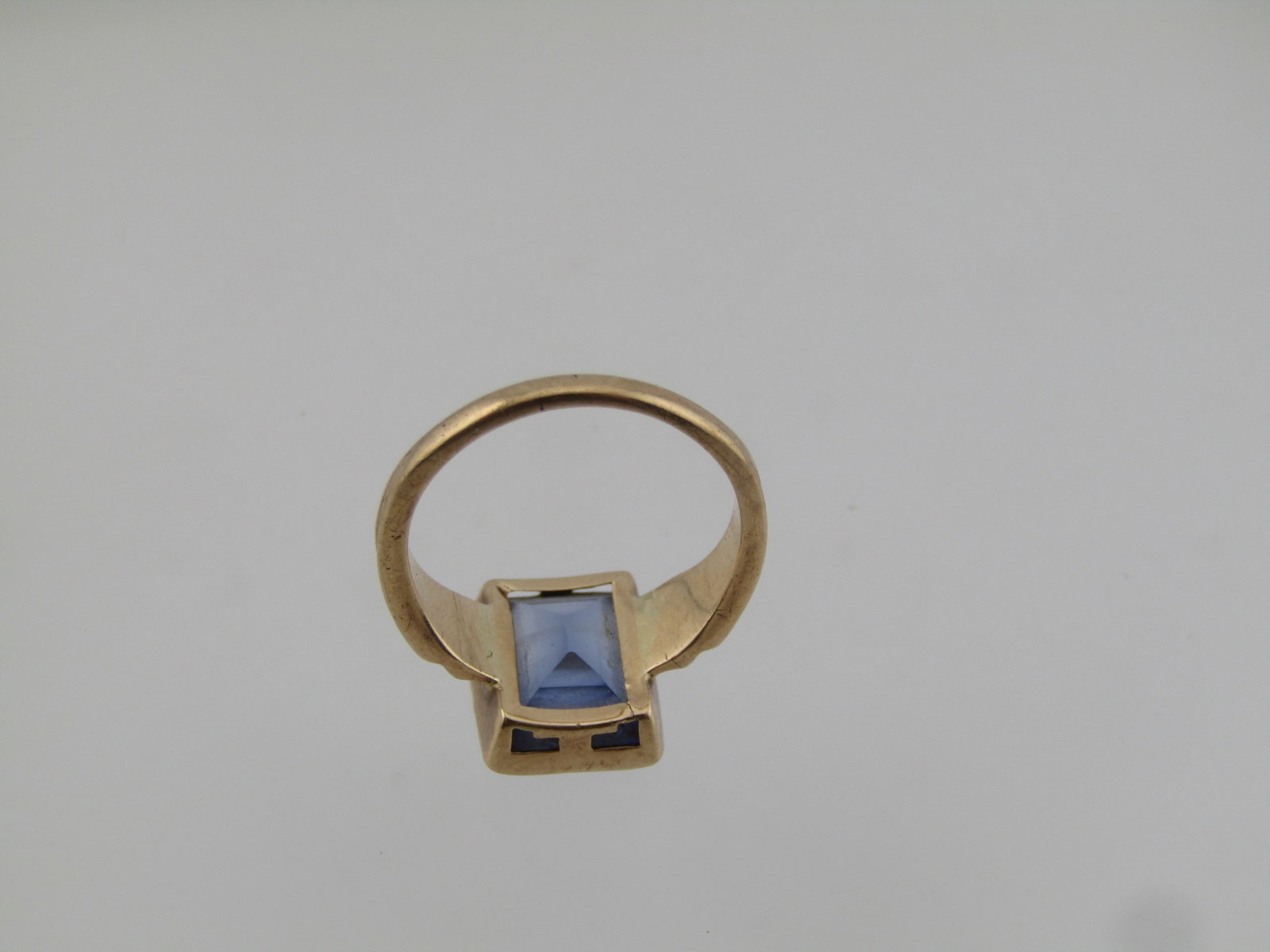 Vintage 10kt Sapphire Ring, Sz. 3.75, 1940's-1950's - 5