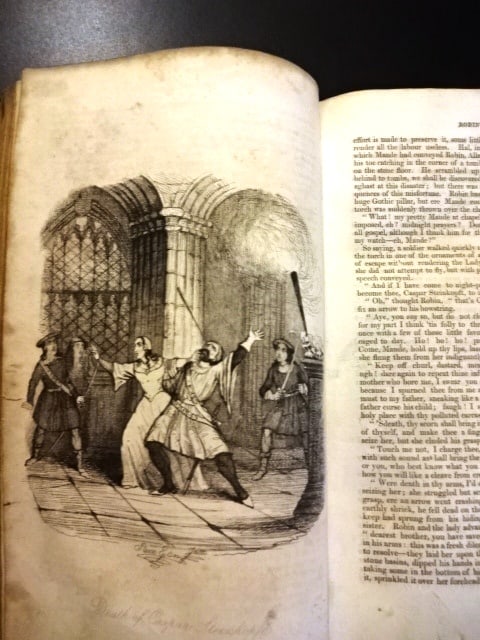1840 First Edition Robin Hood Pierce Egan Plates - 3