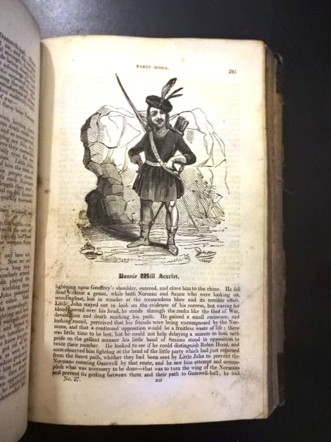 1840 First Edition Robin Hood Pierce Egan Plates - 4