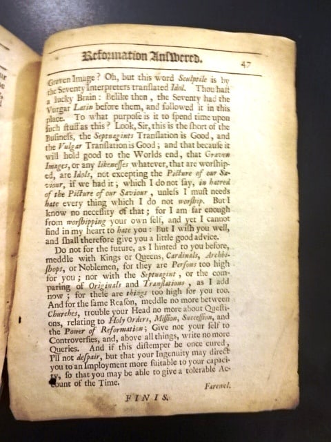 1688 Pamphlet English Reformation - 4