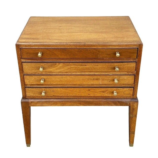 1950s Danish Modern Mahogany Chest of 4 Side Table Stands by Frits Henningsen, Attributed - 3