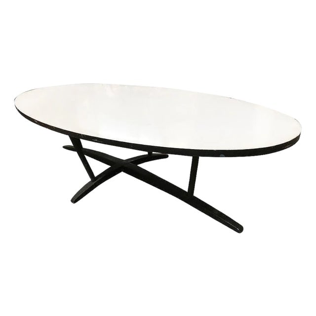 Large Mid-Century John Keal Inspired Surfboard Coffee Table With Formica Top (1 of 7)