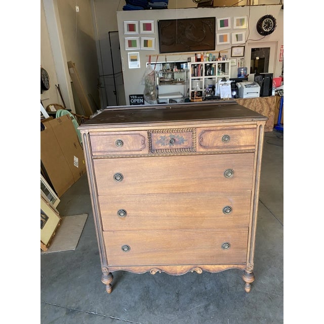 Vintage Berkey & Gay Furniture Walnut Highboy Dresser - 7