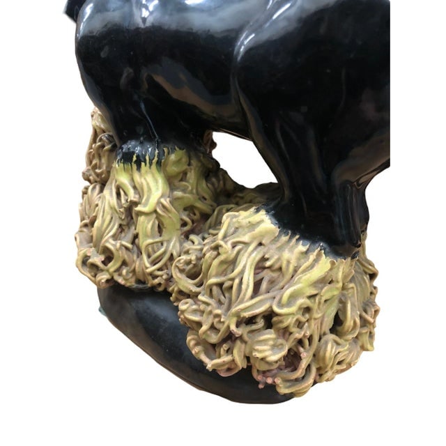 Mid-Century Studio Art Pottery Clydesdale Horse - 5