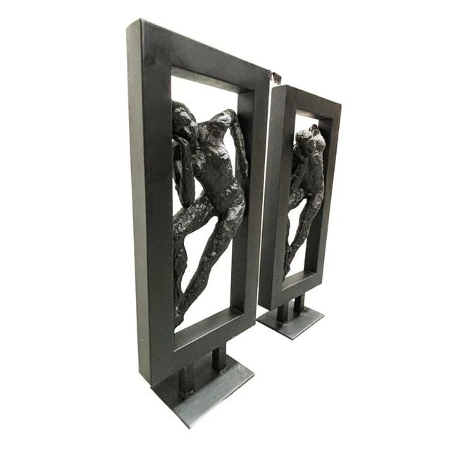 Abstract Ballet Dancers Sculptures by Gerard Koch for Austin Productions, Pair - 4
