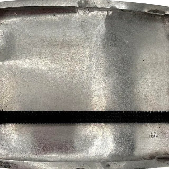 1910s Hand Etched Edwardian Sterling Silver Cigarette Case Wallet - 7