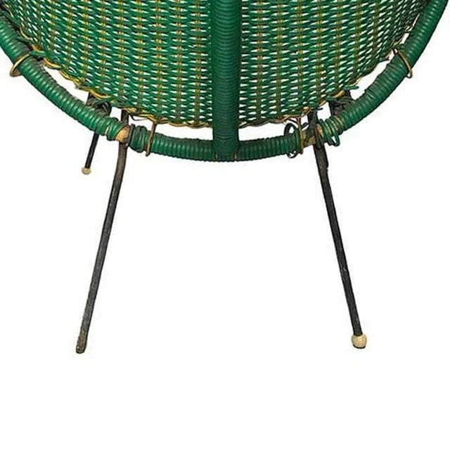 1950s Mid-Century Modern Green Saucer Patio Chairs - Set of 2 - 7