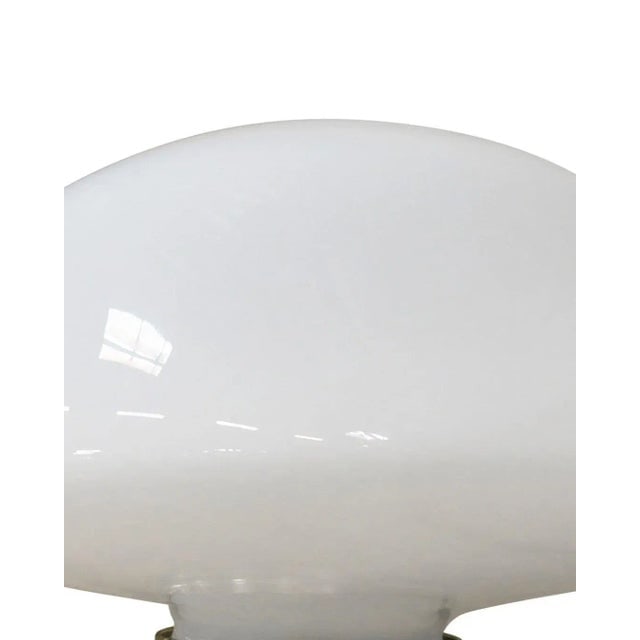 1930s Large Art Deco School House Milk Glass Ceiling Mounted Globe With Fitter - 3