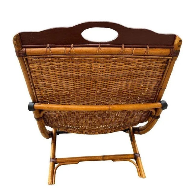 Early 20th Century English Folding Veranda Bamboo Garden Chair - 5