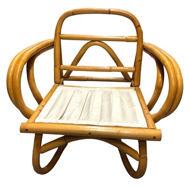 Restored Rattan Loop Leg Livingroom Set - 7