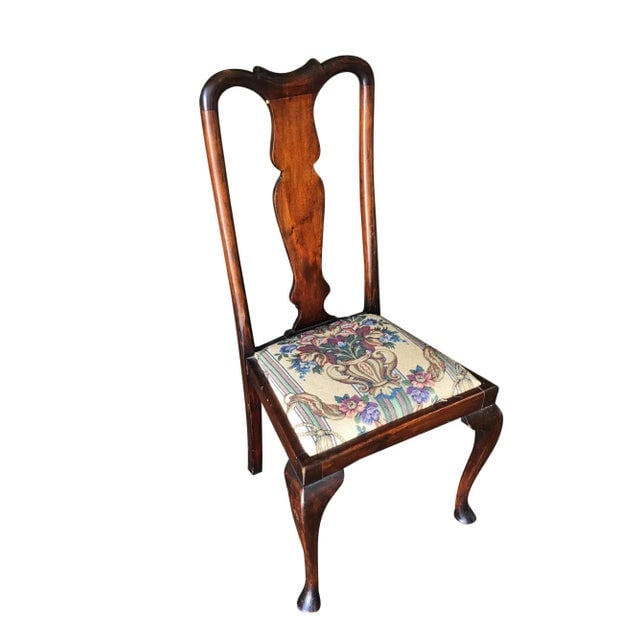 Pre-War Mahogany Art Deco Era Dining Room Chair Set of Four - 2