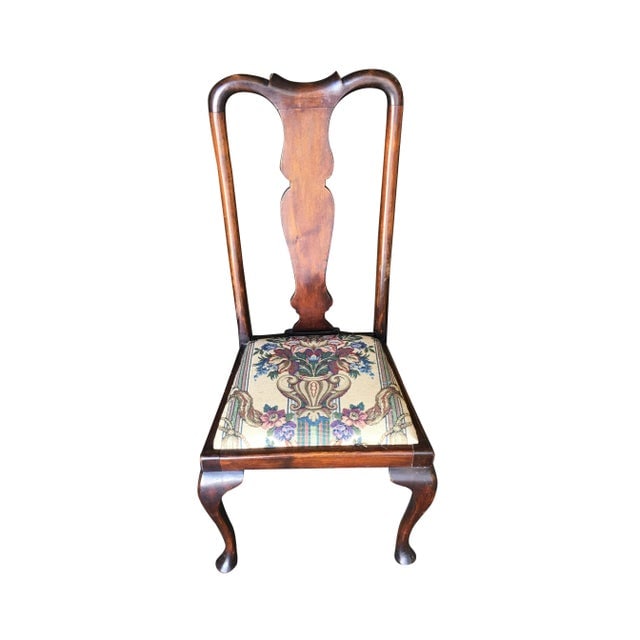 Pre-War Mahogany Art Deco Era Dining Room Chair Set of Four - 3