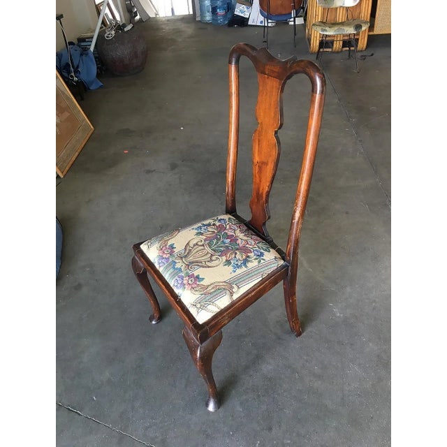 Pre-War Mahogany Art Deco Era Dining Room Chair Set of Four - 4