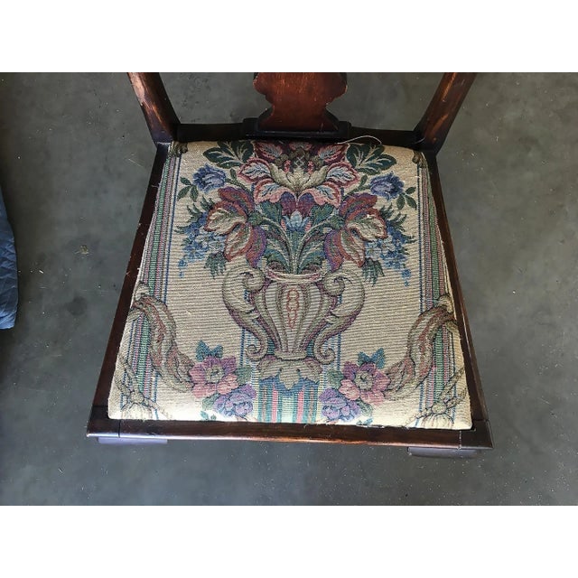 Pre-War Mahogany Art Deco Era Dining Room Chair Set of Four - 7