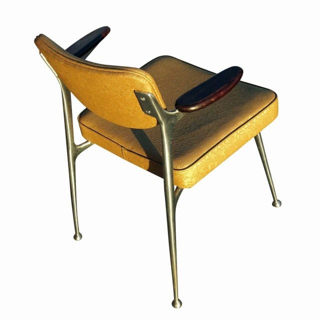 Aluminum Gazelle Armchairs by Shelby Williams, Set of Four - 6
