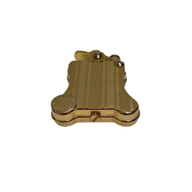 1990s Gold Plated Ronson Banjo Styled Petrol Lighter, Japan - 6