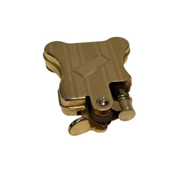 1990s Gold Plated Ronson Banjo Styled Petrol Lighter, Japan - 8