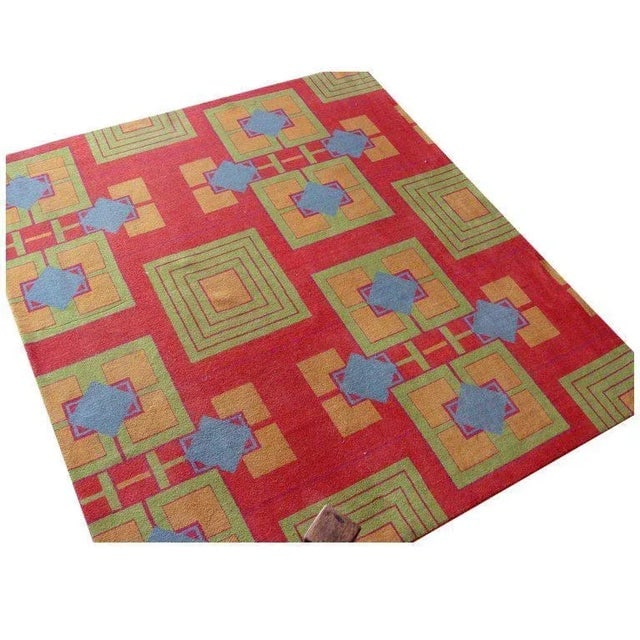 Original Art Deco Revival Area Rug From the Arizona Biltmore - 4