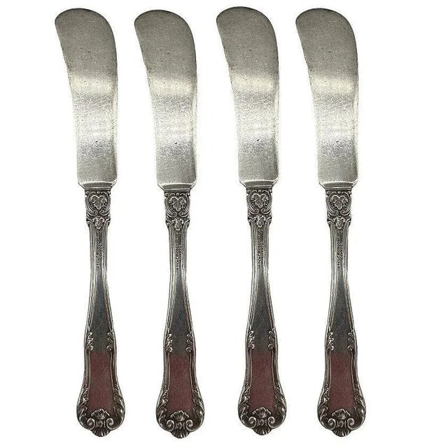 Early 1900s Edwardian "Regent" 16 Piece Fork/Knife Silver Plate Silverware Set by Gorham - 6