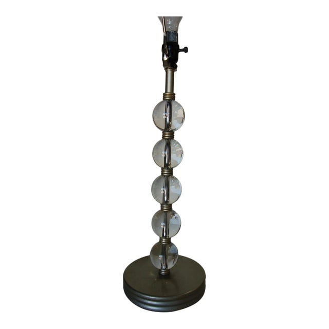 Stacked Crystal Five Ball Table Lamp (1 of 5)