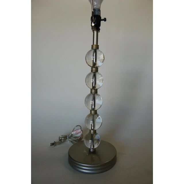 Stacked Crystal Five Ball Table Lamp - 5