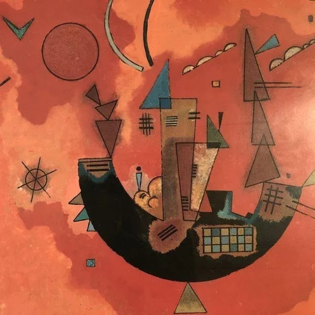 1990s Mit Und Gegen Wall Art by Wassily Kandinsky Giclee Print - 3