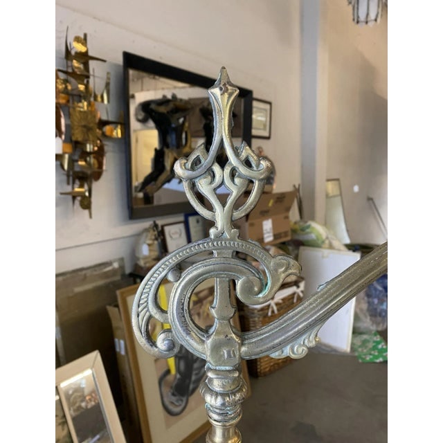 Brass Figure Figural Art Deco Reading Floor Lamp by Frankart - 3
