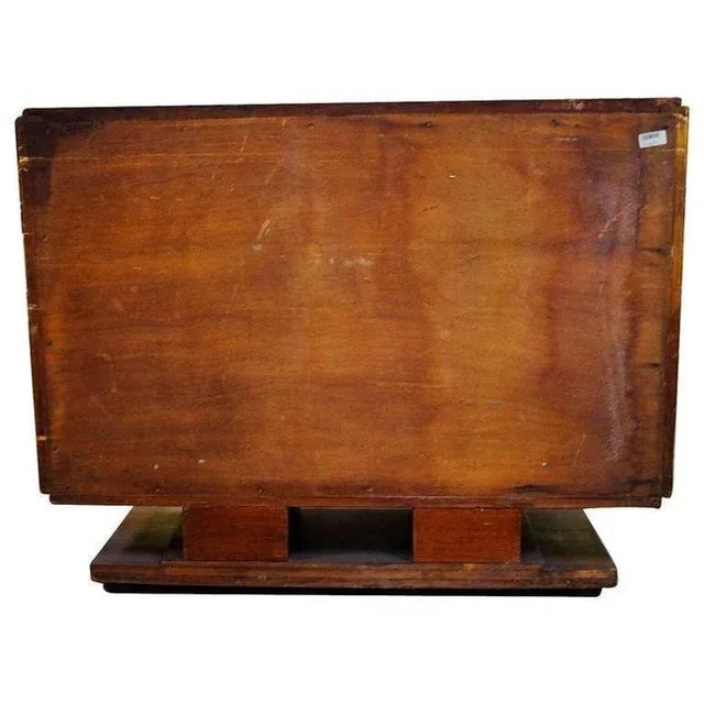 French Art Moderne Deco Macassar Ebony Credenza W/ Combed Wood Door - 7
