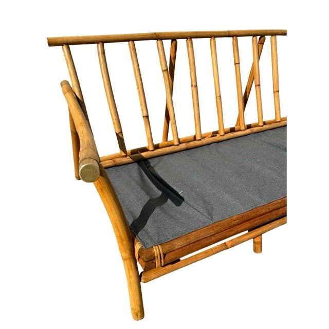 Restored Rattan Sofa & Chair Livingroom Set by John Wisner for Ficks Reed - 12