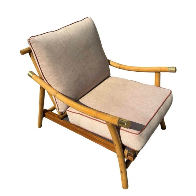 Restored Rattan Sofa & Chair Livingroom Set by John Wisner for Ficks Reed - 5