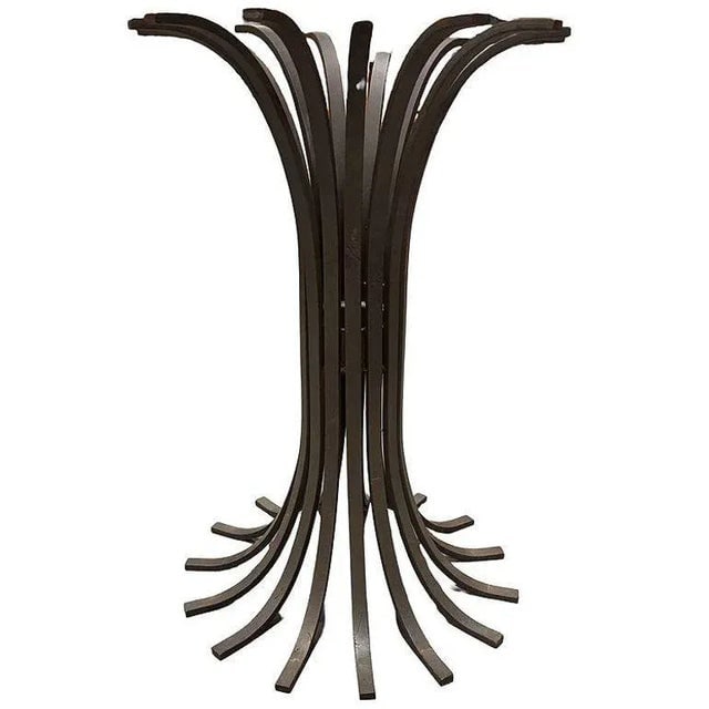43" Round Extruded Iron Outdoor/Patio Dining Table Coated, 3 Available - 4