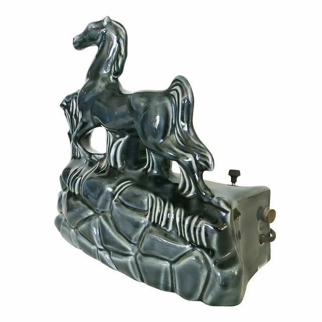 Mid-Century Prancing Horse Tv Lamp - 2