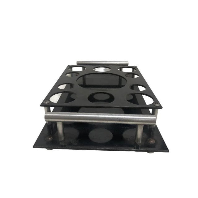 1930s Aluminum and Bakelite Drink Holder Tray by Aero-Art Los Angeles - 4