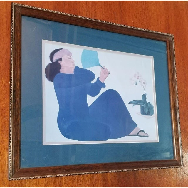 1980s "Women of Hawaii" Serigraph Art Prints by Pegge Hopper - Set of 4 - 8