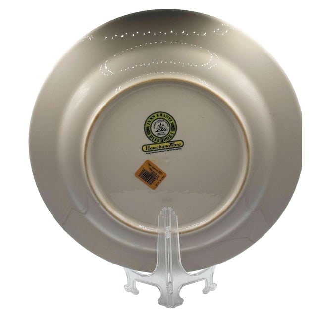 1980s 16" Eugene Savage "Festival of the Sea" Serving Platter, Lynn Krantz Dish Books - 5