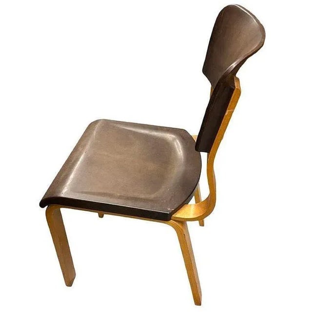 1930s Art Deco Thonet Bentwood Dining Chair With Bakelite Seat - 5