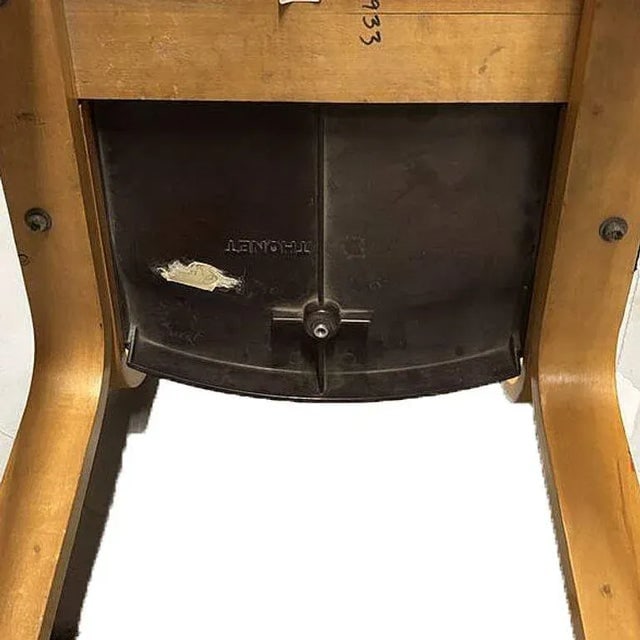 1930s Art Deco Thonet Bentwood Dining Chair With Bakelite Seat - 8