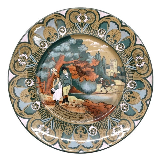 Early 1900s Pottery Buffalo Pottery Deldare "Dr Syntax" Plate (1 of 10)