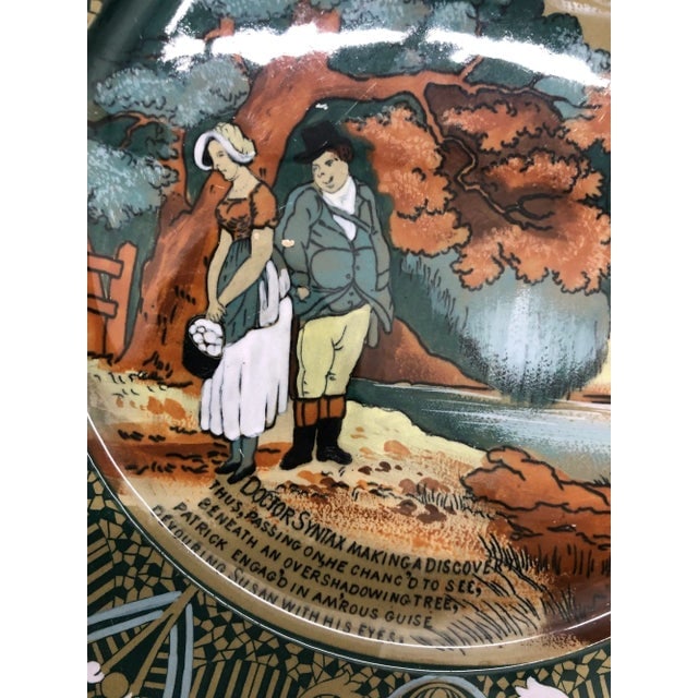 Early 1900s Pottery Buffalo Pottery Deldare "Dr Syntax" Plate - 2