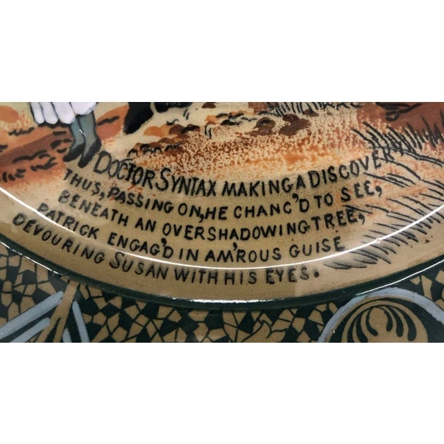 Early 1900s Pottery Buffalo Pottery Deldare "Dr Syntax" Plate - 4